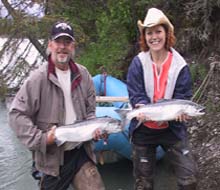 Description: Description: C:\Users\Owner\Documents\Alaska fly Fishing Web Site 2007\images\Bill and Mary Catch Sockeye.jpg